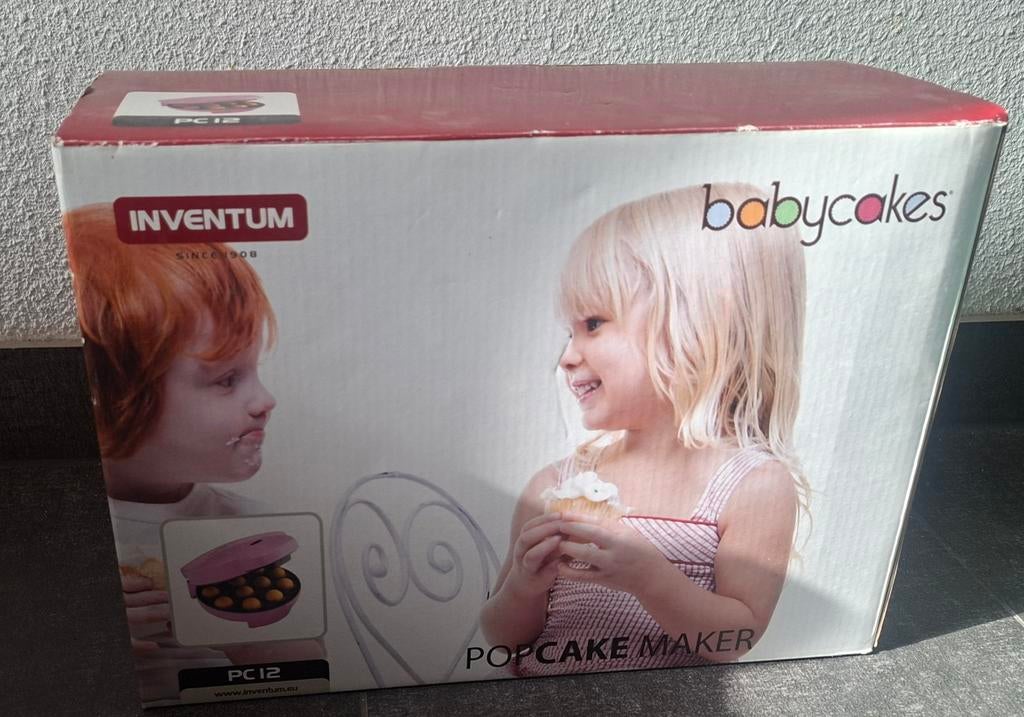 Inventum Popcake Maker PC12 + CakePop mallen, Ophalen, Zo goed als nieuw
