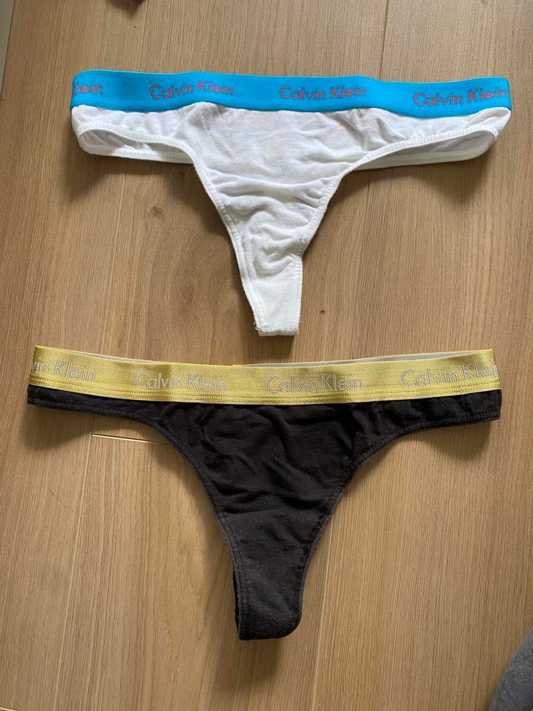 String Calvin Klein maat S M, Ophalen of Verzenden, Zwart, String
