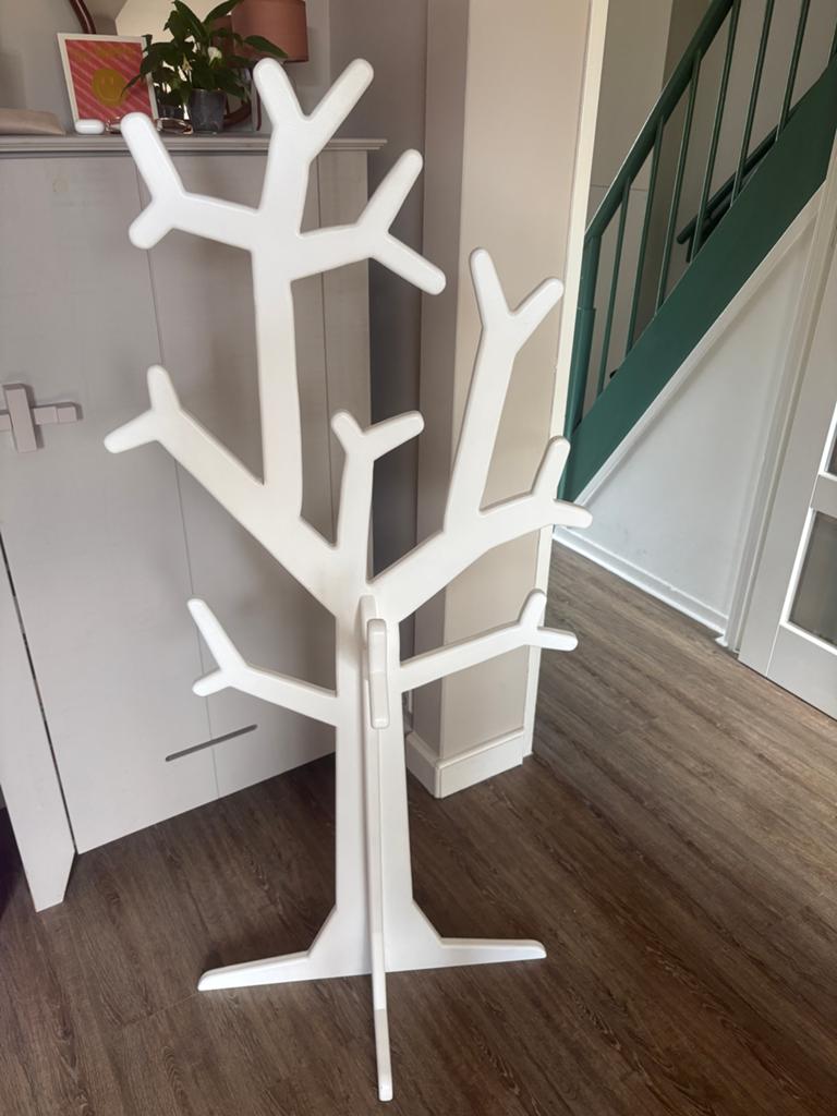 Houten kapstok in boomvorm, Huis en Inrichting, Ophalen, Gebruikt, Staande kapstok, 150 tot 200 cm
