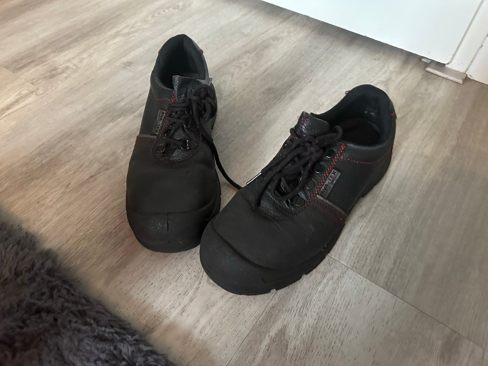 Zwarte AVA-TEX veiligheidsschoenen, maat 42, Ophalen, Gebruikt, Heren, Schoenen