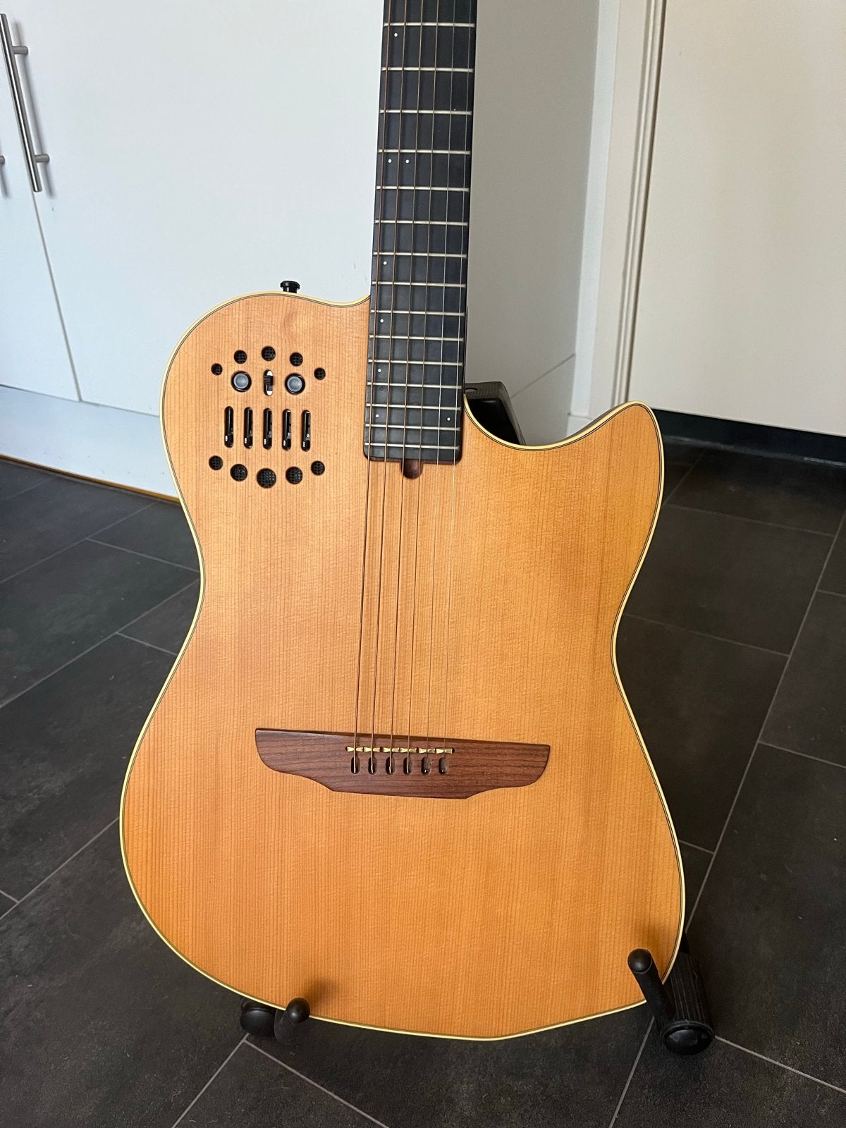 Godin Multiac Steel SA - Elektro-akoestische gitaar, Ophalen, Gebruikt, Western- of Steelstringgitaar, Met (piezo-)element