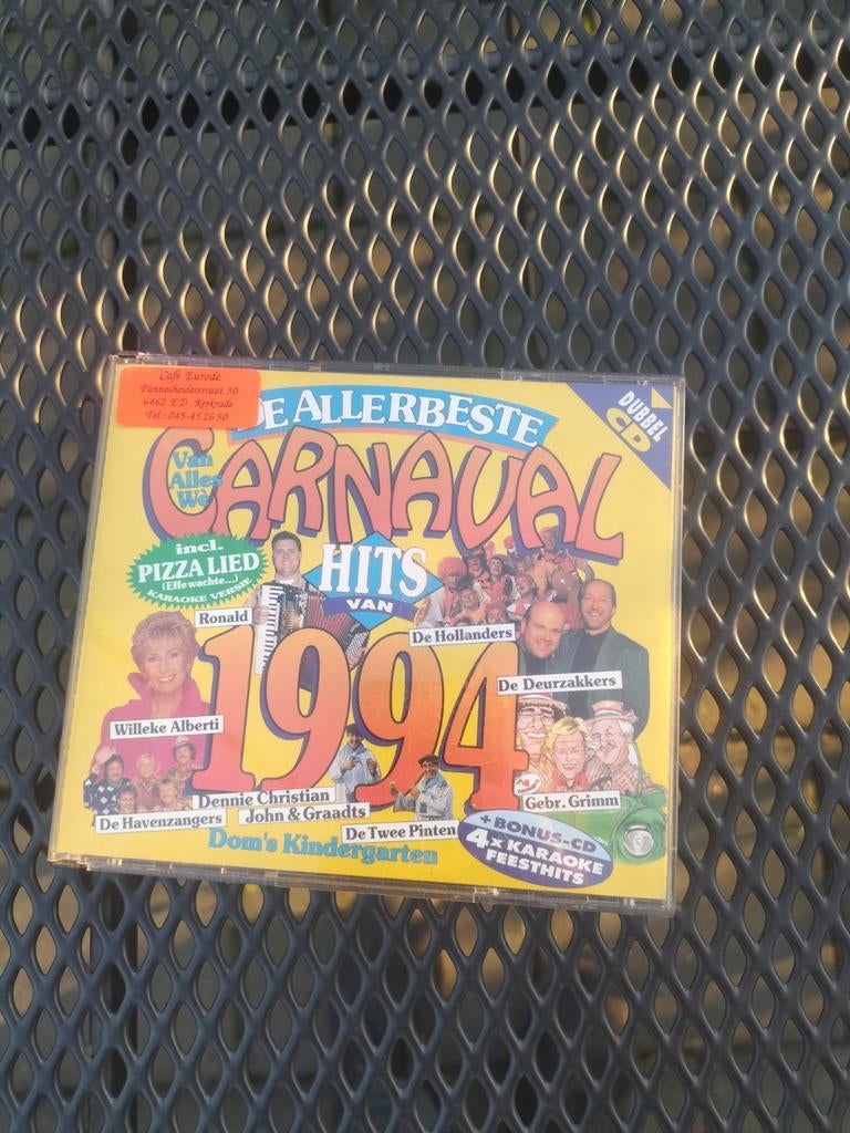 De Allerbest Carnaval Hits van 1994 - Dubbel CD, Cd's en Dvd's, Cd's | Overige Cd's, Gebruikt, Boxset, Ophalen