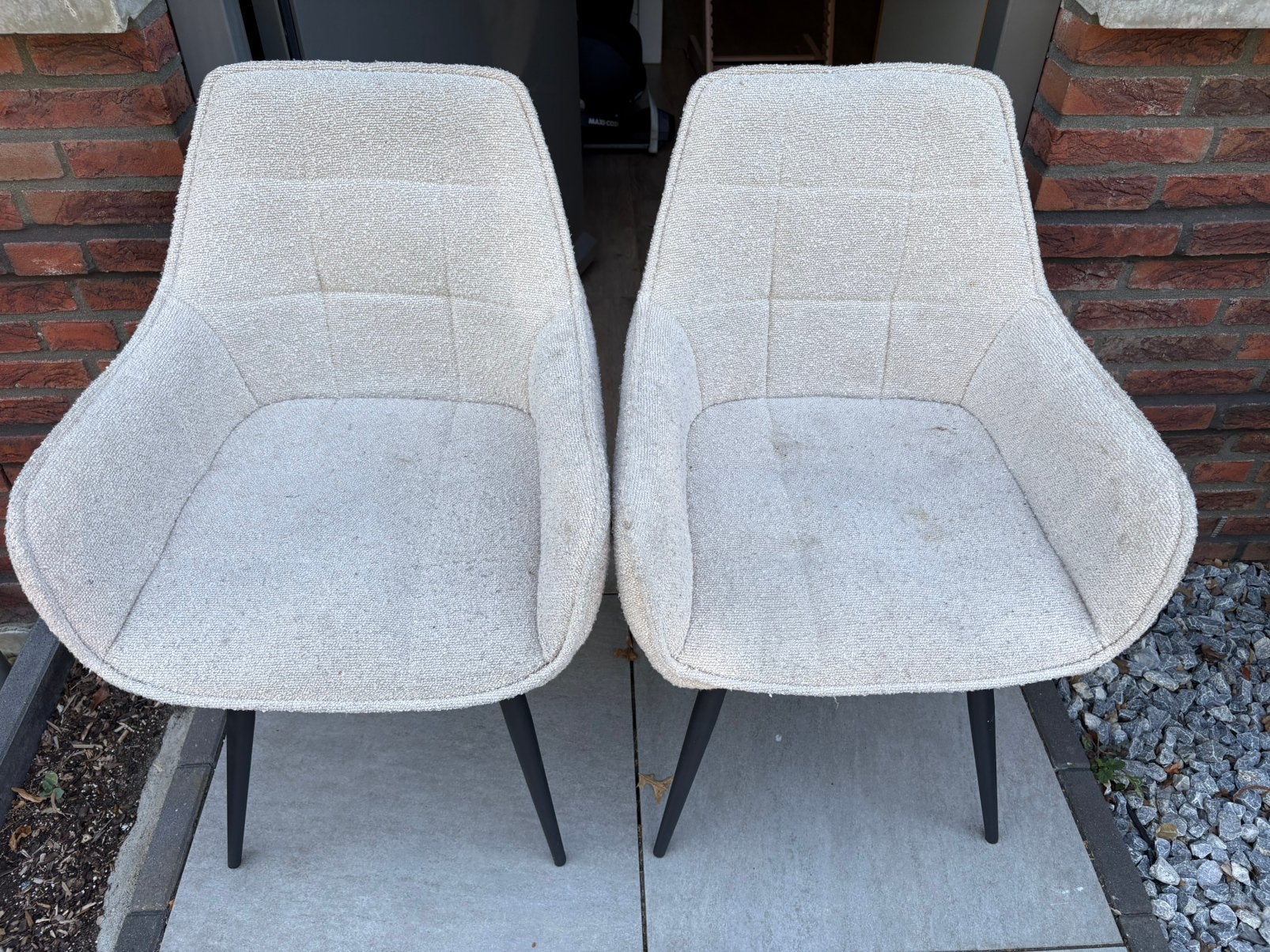 2 stoelen gratis ophalen, Huis en Inrichting, Stoelen, Ophalen, Zo goed als nieuw, Kunststof
