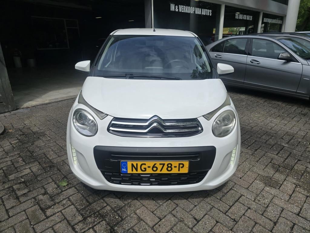Citroen C1 1.0 VTi Feel | AUTOMAAT | 12MND GARANTIE | CAMERA, Euro 5, Stof, Gebruikt, 4 stoelen