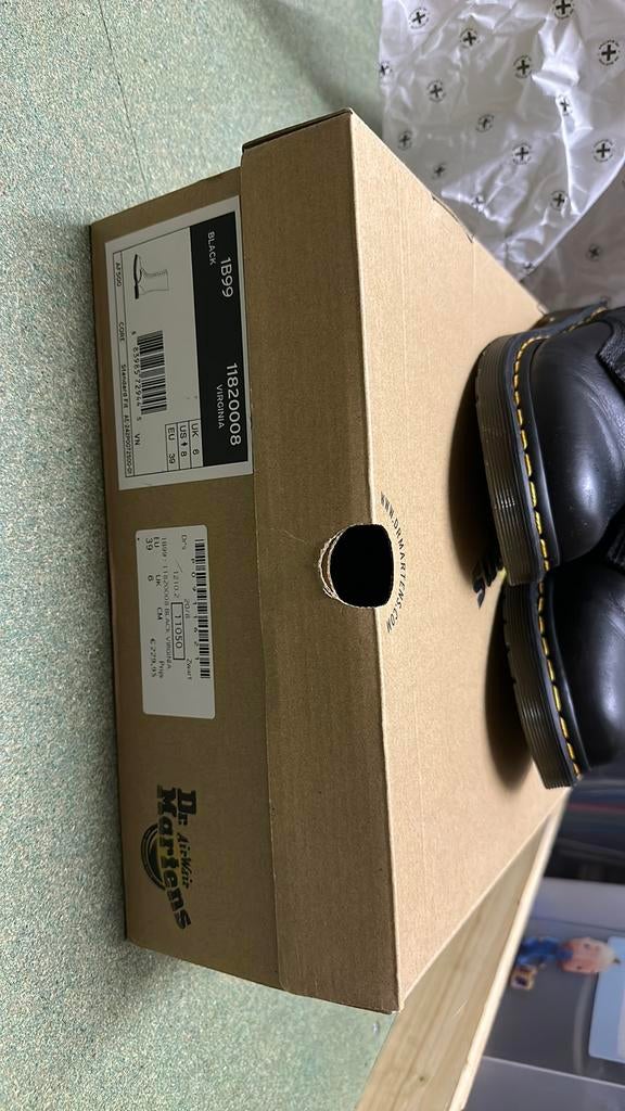 Dr Martens virgina, Kleding | Dames, Schoenen, Hoge laarzen, Zwart, Ophalen of Verzenden, Zo goed als nieuw