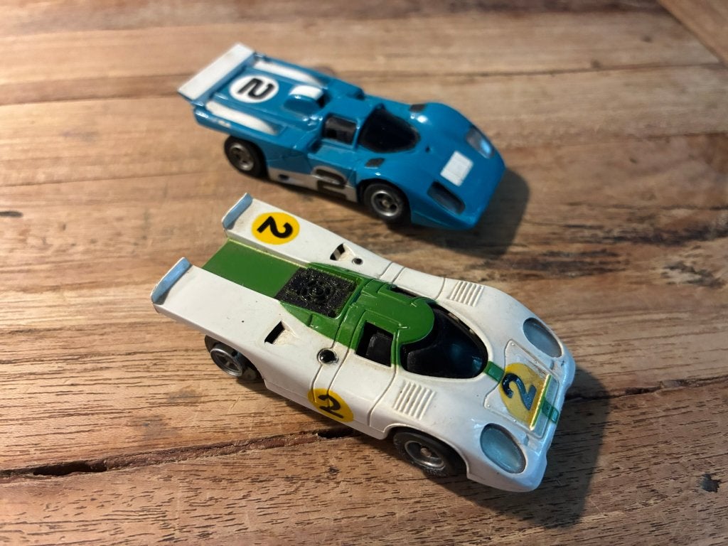 Aurora AFX Porsche 917 en Ferrari 512M, Ophalen, Elektrisch, Overige merken