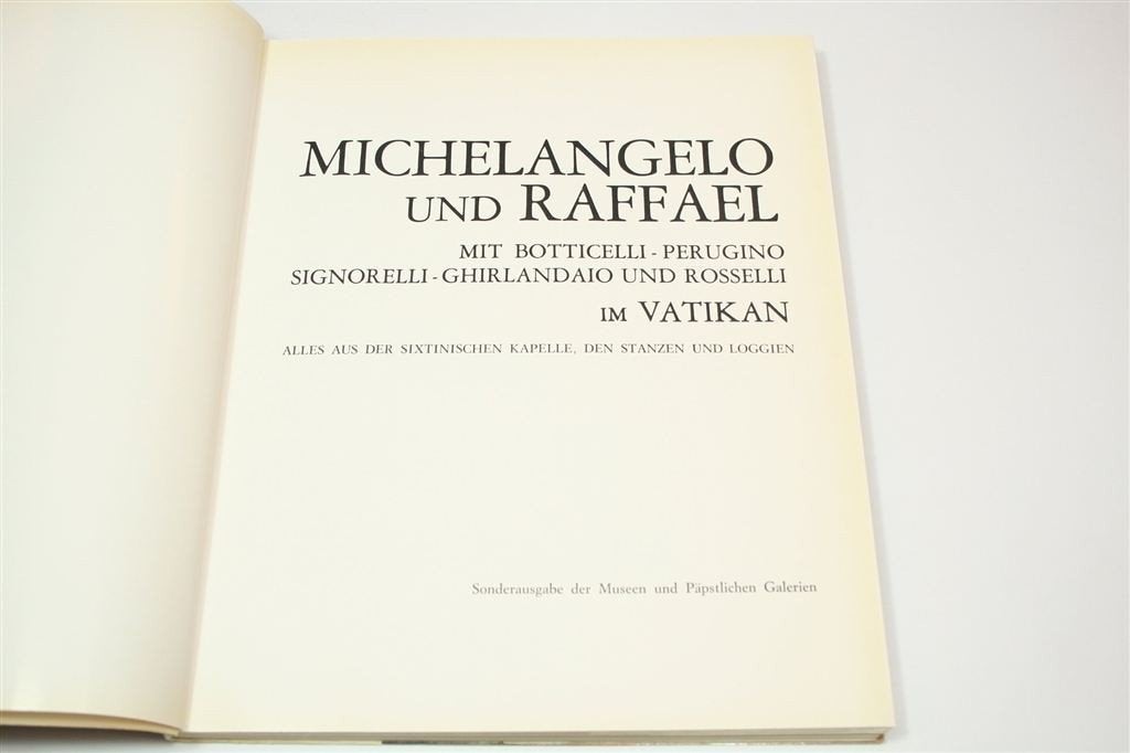 Michelangelo und Raffael — Fresco\'s Sixtijnse Kapel, Ophalen of Verzenden, Gelezen