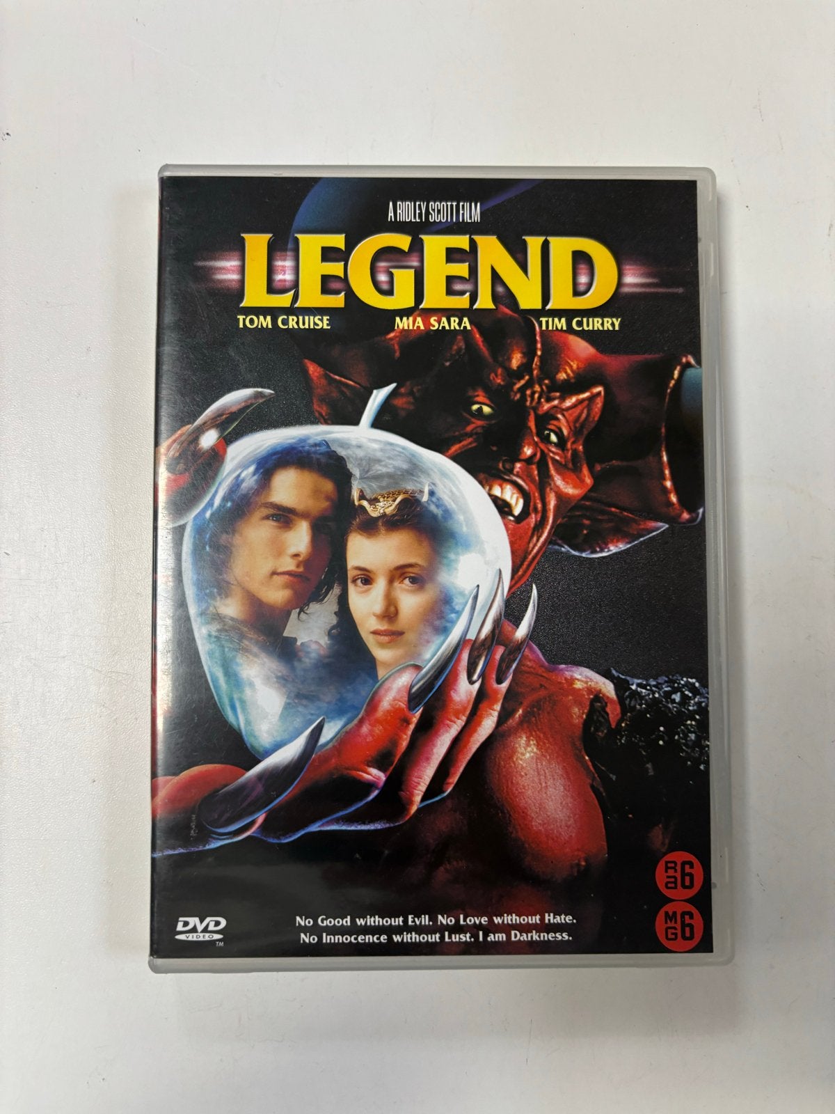 Legend (DVD) met Tom Cruise - Fantasy Avontuur, Cd's en Dvd's, Nederlands, Fantasy, Ophalen of Verzenden, Vanaf 6 jaar