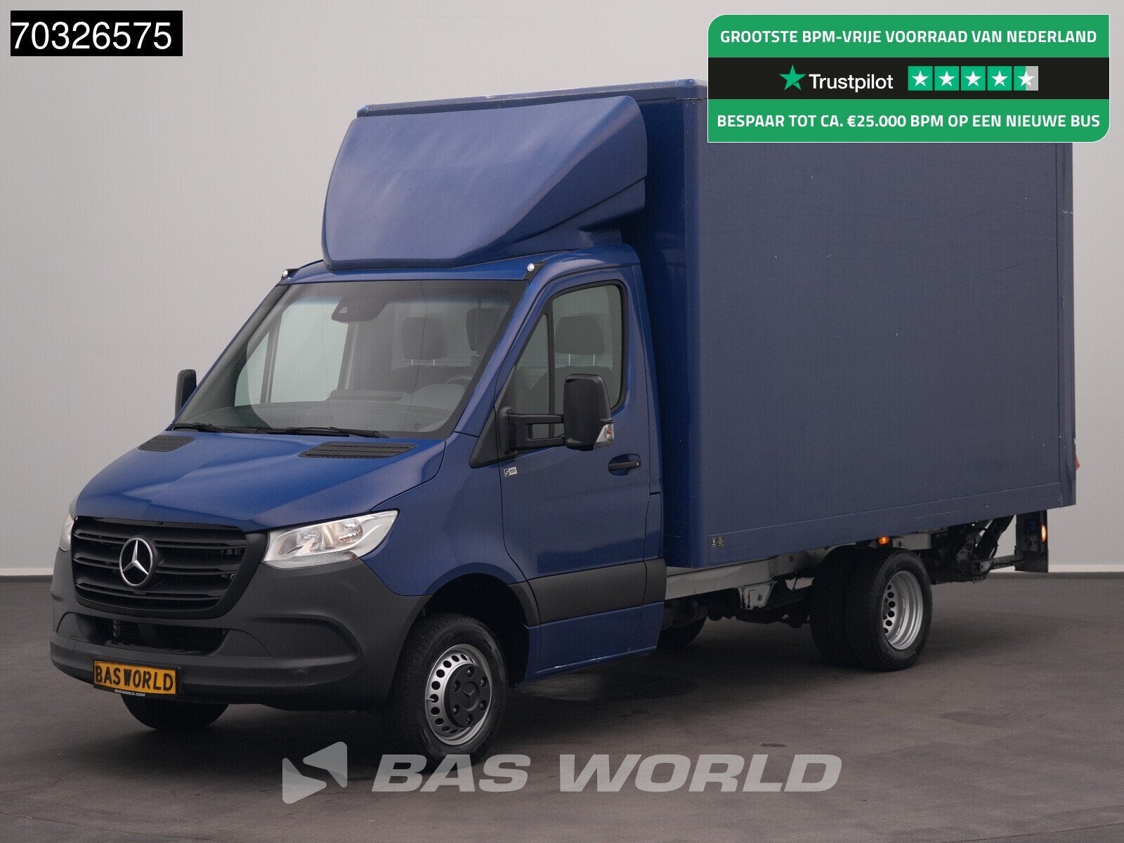 Mercedes Sprinter 517 CDI Laadklep Dubbellucht Bakwagen 170P, Auto's, Bestelauto's, Stof, Gebruikt, Euro 6, 4 cilinders