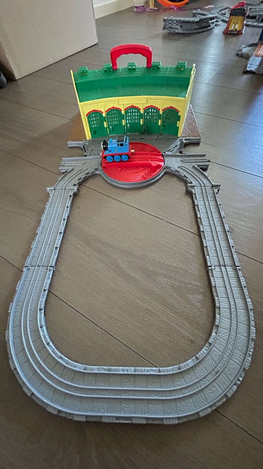 Thomas de Trein Speelset met Spoorbaan en Locomotief, Ophalen of Verzenden, Gebruikt