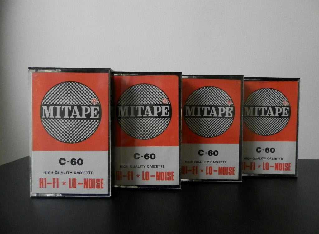 6x Mitape C-60 Hi Fi - Lo Noise Type I cassettes (1978), Gebruikt, 2 t/m 25 bandjes, Overige genres, Ophalen of Verzenden