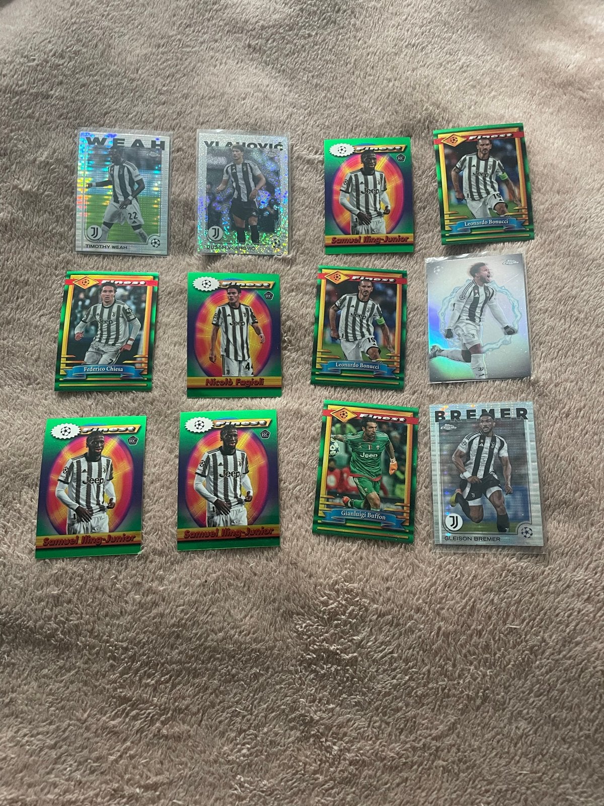 Juventus Voetbal Spelerskaarten Collectie - Diverse Spelers, Ophalen of Verzenden, Zo goed als nieuw, Buitenlandse clubs, Spelerskaart