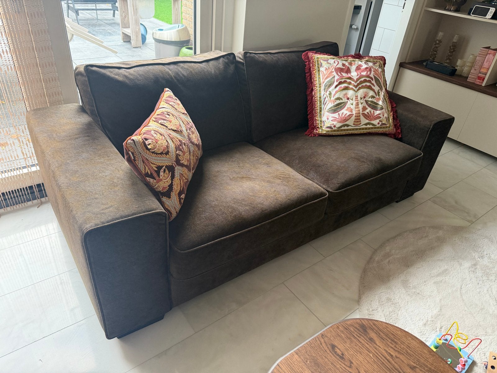 Urban sofa Carl 2,5-zits en 3-zits bankstel, Ophalen, Gebruikt, 75 tot 100 cm, Rechte bank