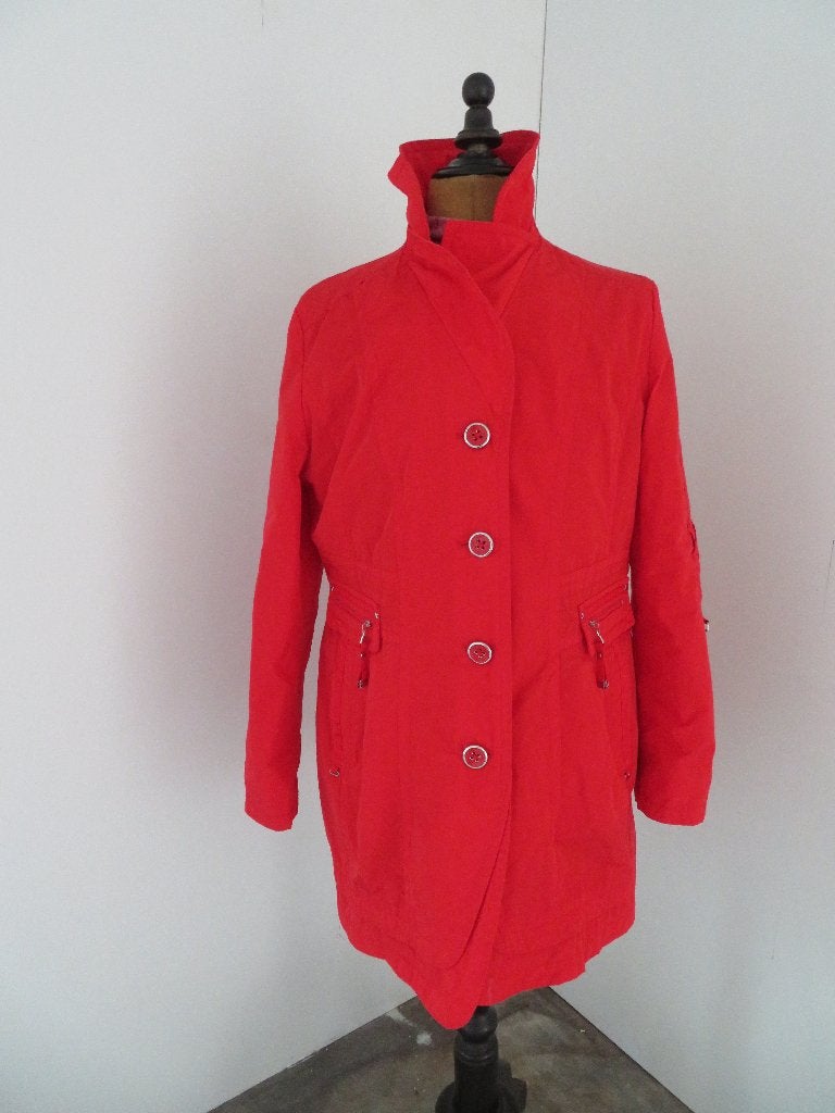 Dames jas Gerry Weber maat L rood Z.G.A.N., Maat 42/44 (L), Ophalen of Verzenden, Zo goed als nieuw, Gerry weber