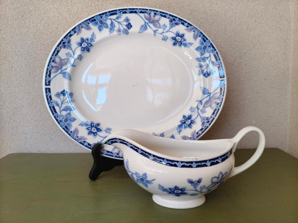 Sauskom en vleesschaal Johnson Bros, Ophalen of Verzenden, Overige stijlen, Schaal of Schalen