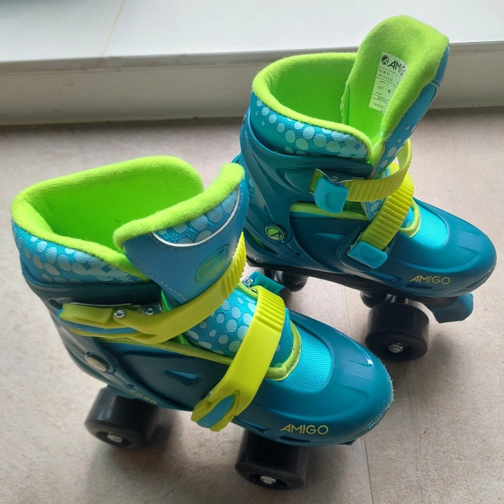 Amigo rolschaatsen met knie- en armbeschermers, Ophalen, Zo goed als nieuw, Kinderen
