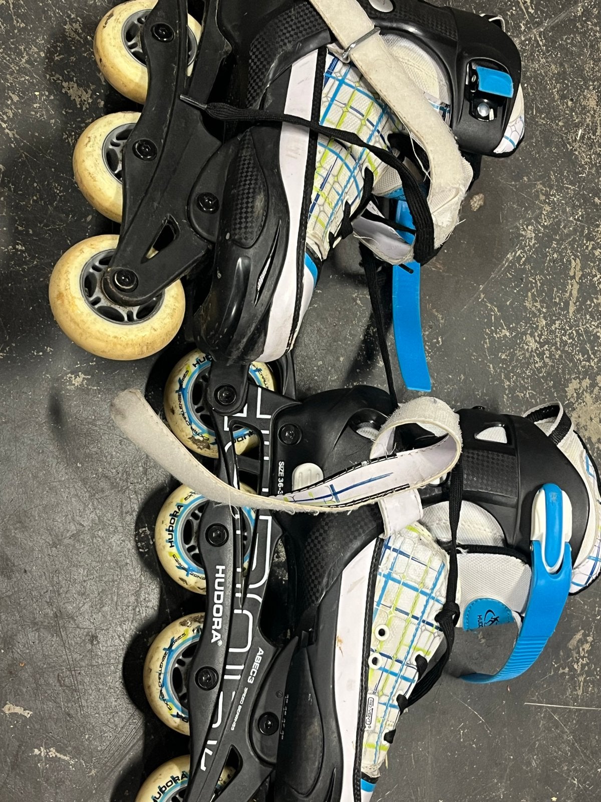 Hudora inline skates verstelbaar maat 36-39, Ophalen of Verzenden, Verstelbaar, Gebruikt, Kinderen