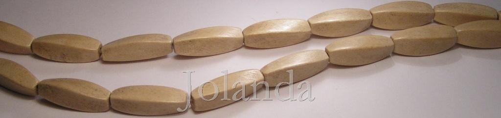 0690 Zand Kleurige Houten Kralen (20 mm), Ophalen of Verzenden, Nieuw, Kraal