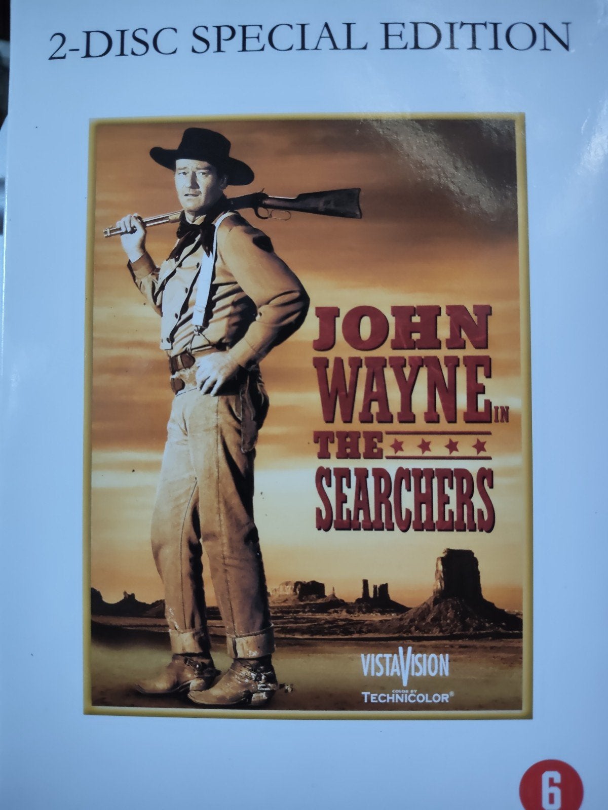 The Searchers John Wayne 2 Disc Special Edition Dvd NL ZGAN, Engels, Ophalen of Verzenden, Zo goed als nieuw, Actie en Avontuur