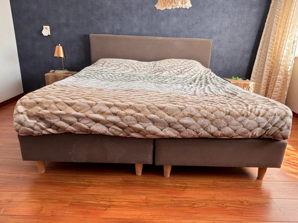 Pullman boxspring, Tweepersoons, Ophalen of Verzenden, Zo goed als nieuw, 180 cm