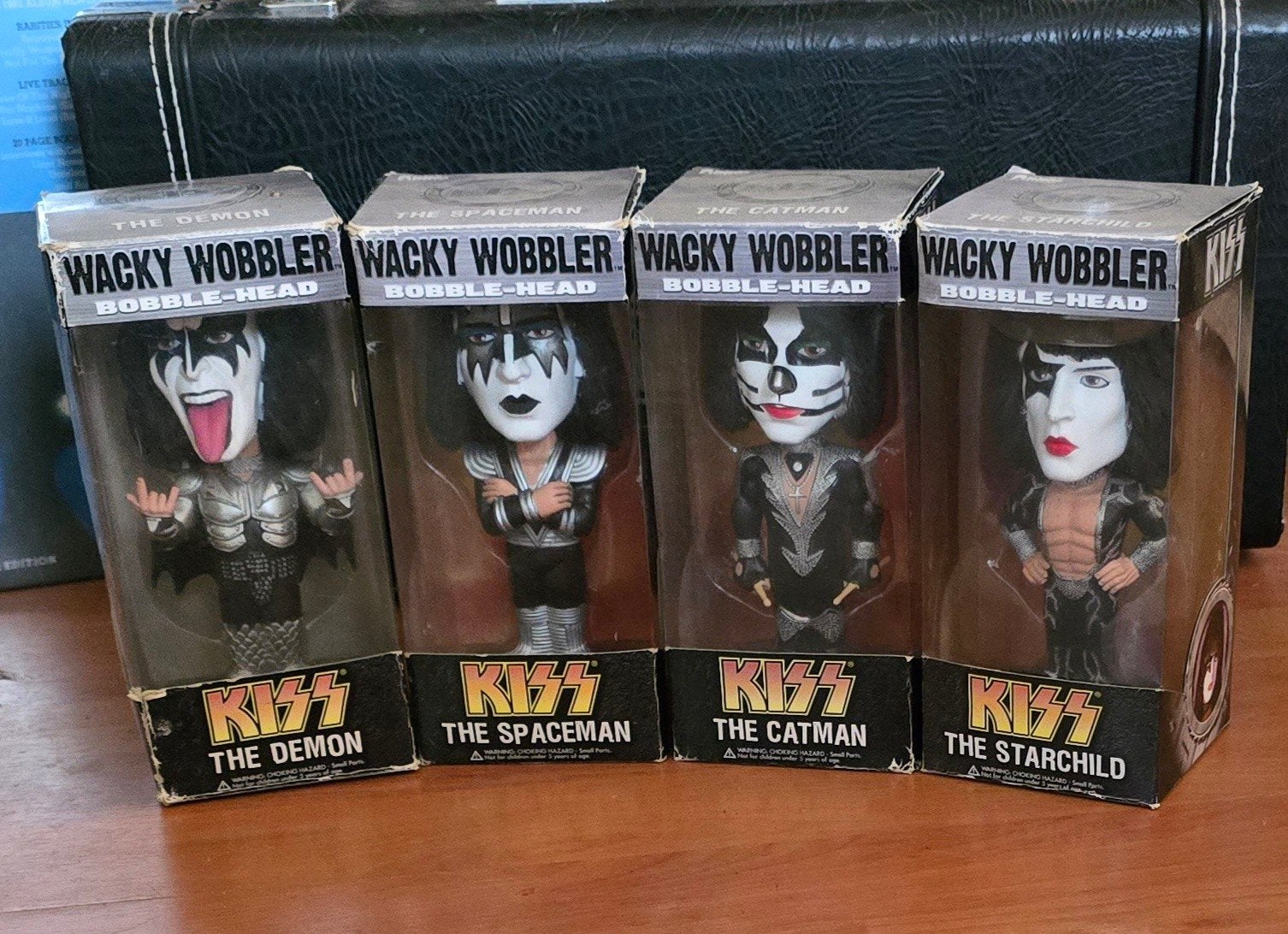 KISS WACKY WOBBLER BOBBLE HEAD SET, Ophalen of Verzenden, Zo goed als nieuw, Overige typen