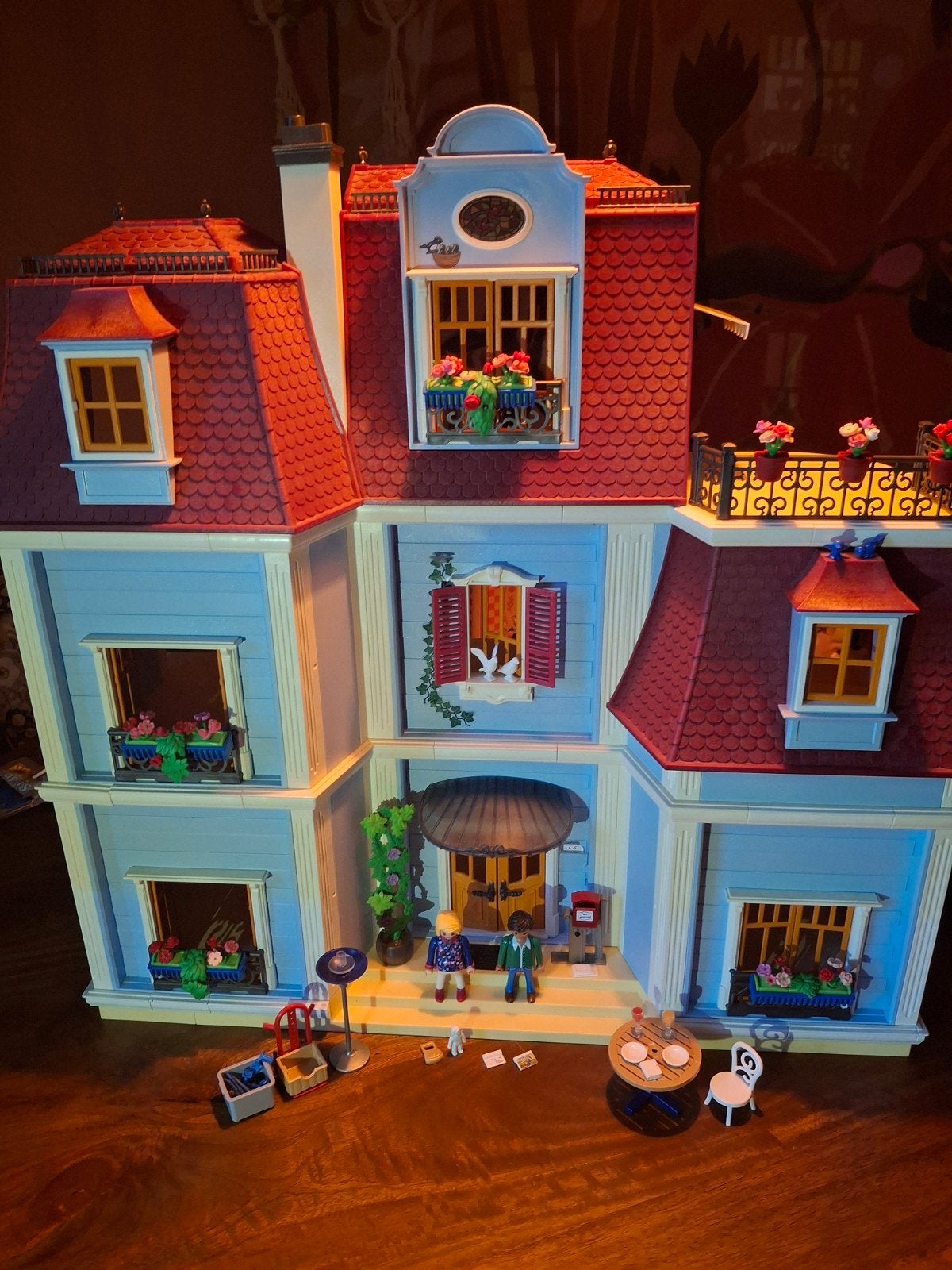 Playmobil Poppenhuis Groot 70205 - Compleet en Werkend, Kinderen en Baby's, Speelgoed | Poppenhuizen, Ophalen, Zo goed als nieuw