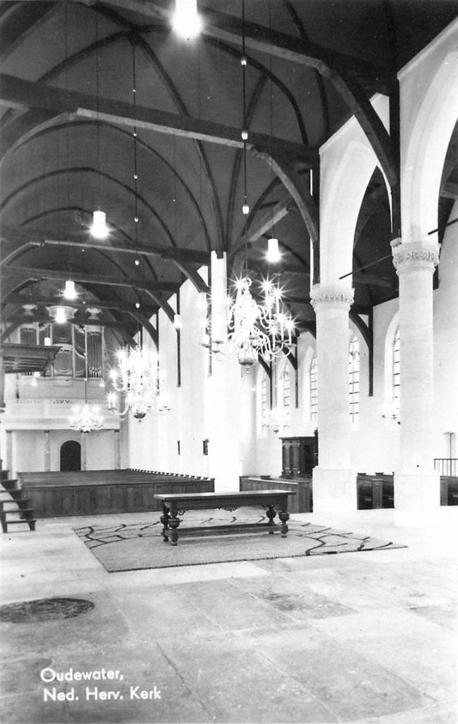 388-375-043 Oudewater Kerk, Verzenden, Voor 1920, Utrecht
