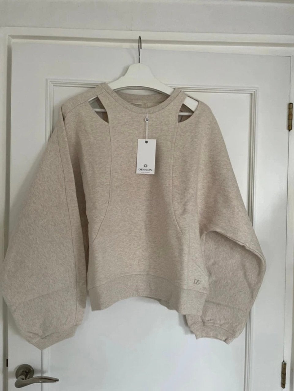 Nieuw: deblon sweater amelie beige maat L, Ophalen of Verzenden, Nieuw, Maat 42/44 (L), Beige