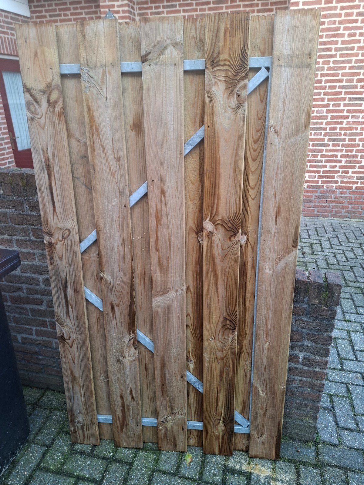Nieuwe schuttingdeur 100x180 met stalen frame, Ophalen, Met poort, Nieuw, Tuinhek