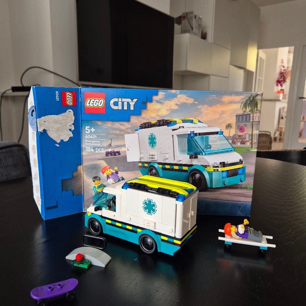 Lego Ambulance, Ophalen, City, Lego, Zo goed als nieuw