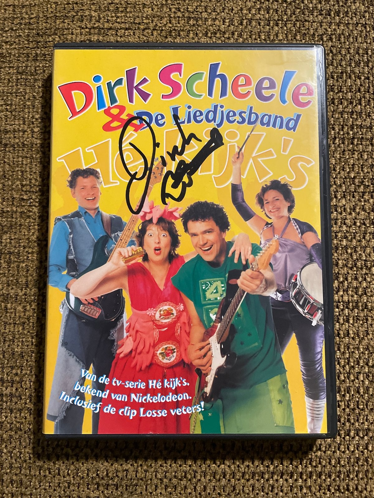 Dirk Scheele & de Liedjesband - Hé kijk's (Gesigneerd), Gebruikt, Alle leeftijden, Nederlands, Film