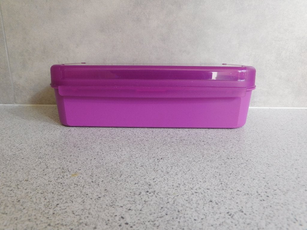 Tupperware Varia doos 980 ml. Paars, Bewaardoos, Paars, Ophalen of Verzenden, Met deksel