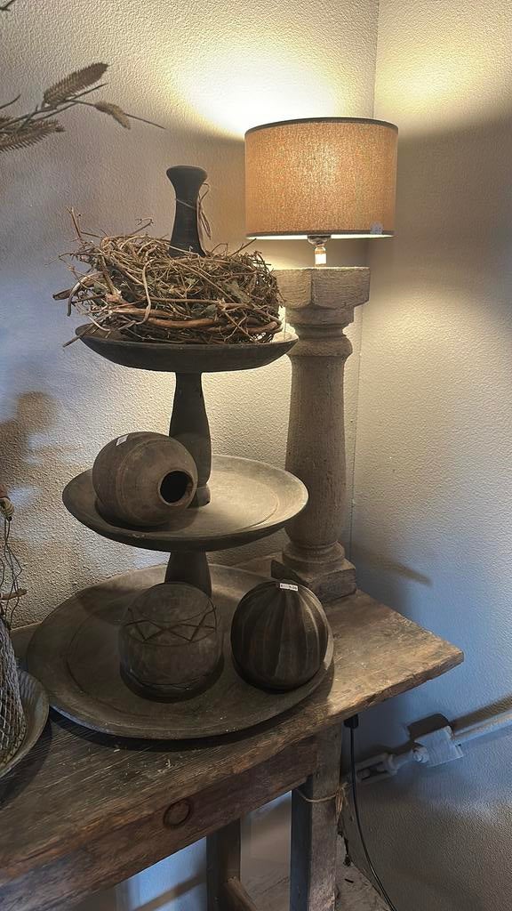 Sobere houten etagere, Antiek en Kunst, Ophalen of Verzenden