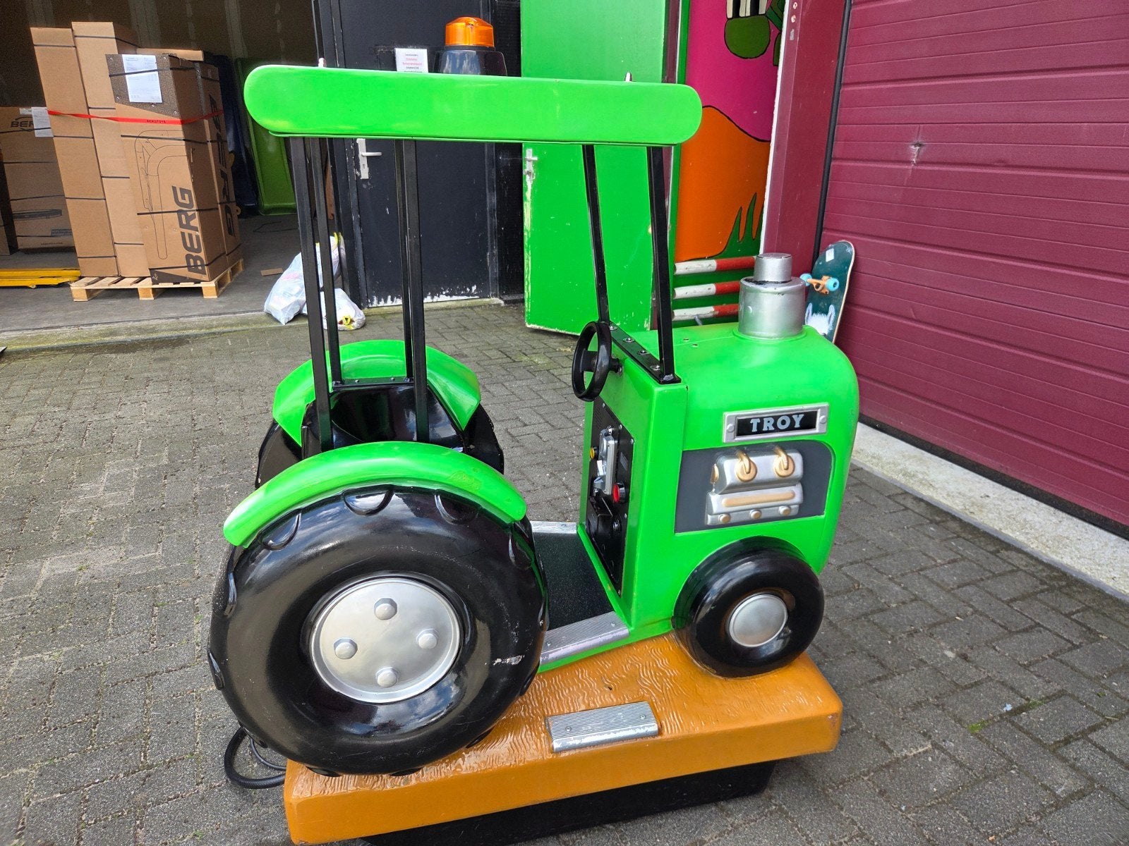 Kiddy Ride Tractor - Leuke Kinderattractie, Gebruikt, Onbekend, Ophalen of Verzenden, Onbekend