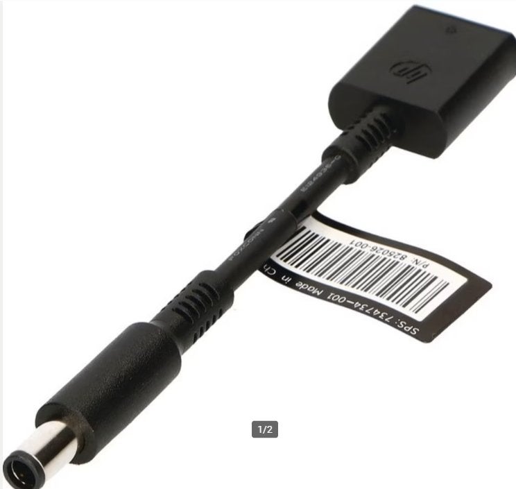 HP Smart Adapter 4,5mm - 7,4mm ((Kleine pin naar grote)nieuw, Computers en Software, Laptop-opladers, Ophalen of Verzenden, Nieuw