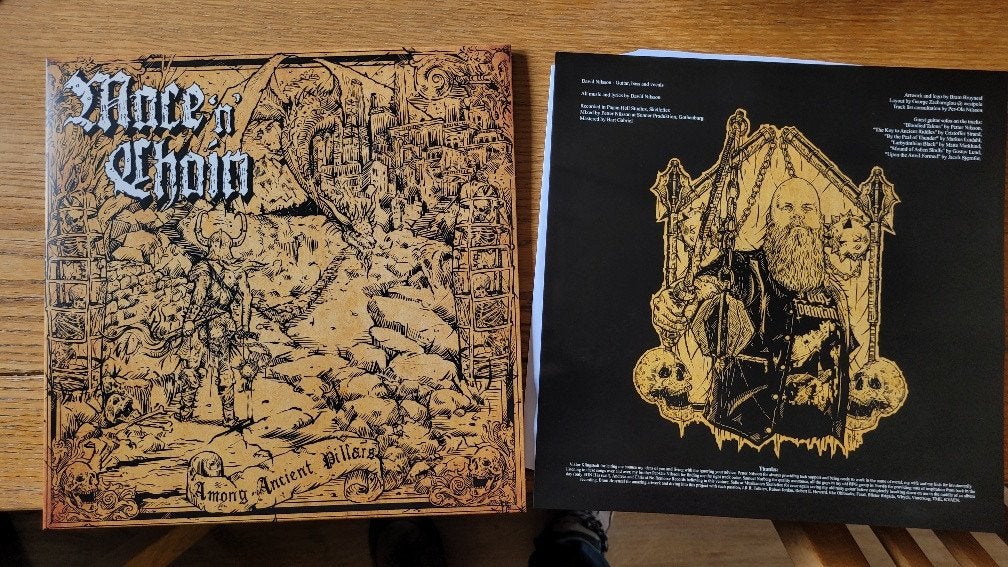 Mace 'n' Chain - Among Ancient Pillars (LP, Black), Ophalen of Verzenden, Nieuw in verpakking