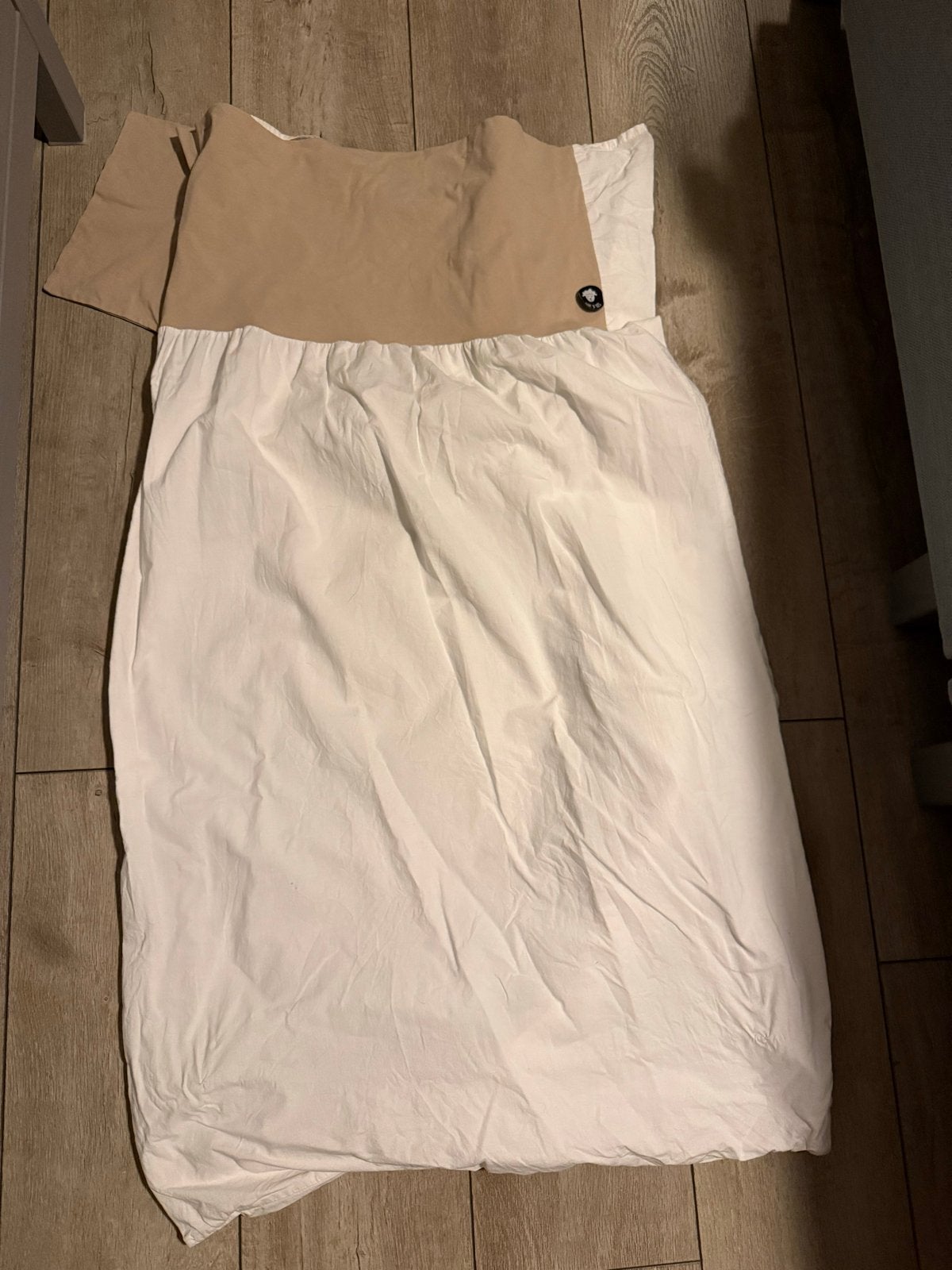 Nunki laken 60x120 - Wit/Beige, Ophalen, Gebruikt, Wit, Jongetje of Meisje