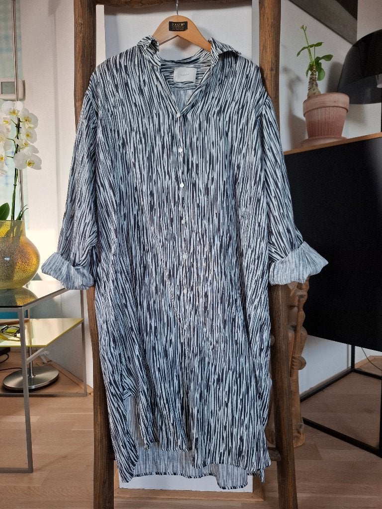 Xacus blouse jurk maat 38/40 twv € 350 nieuw, Maat 38/40 (M), Overige kleuren, Verzenden, Pauw