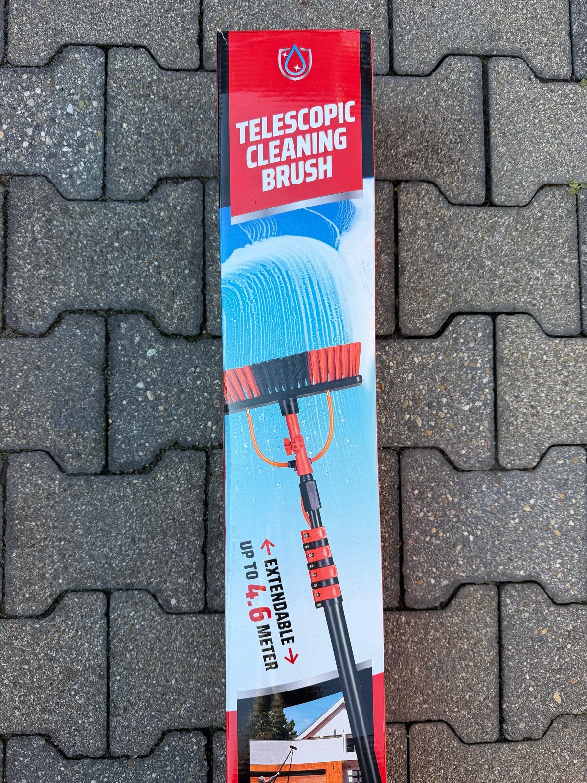 Telescopische Reinigingsborstel 4.6m - Zonnepanelen & Ramen, Ophalen, Nieuw