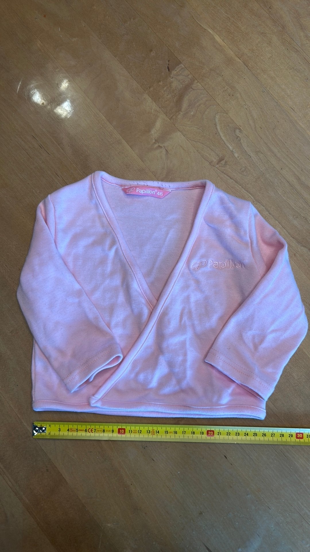 Roze balletvestje Papillon maat 4/6, Sport en Fitness, Ballet, Ophalen of Verzenden, Gebruikt, Kleding