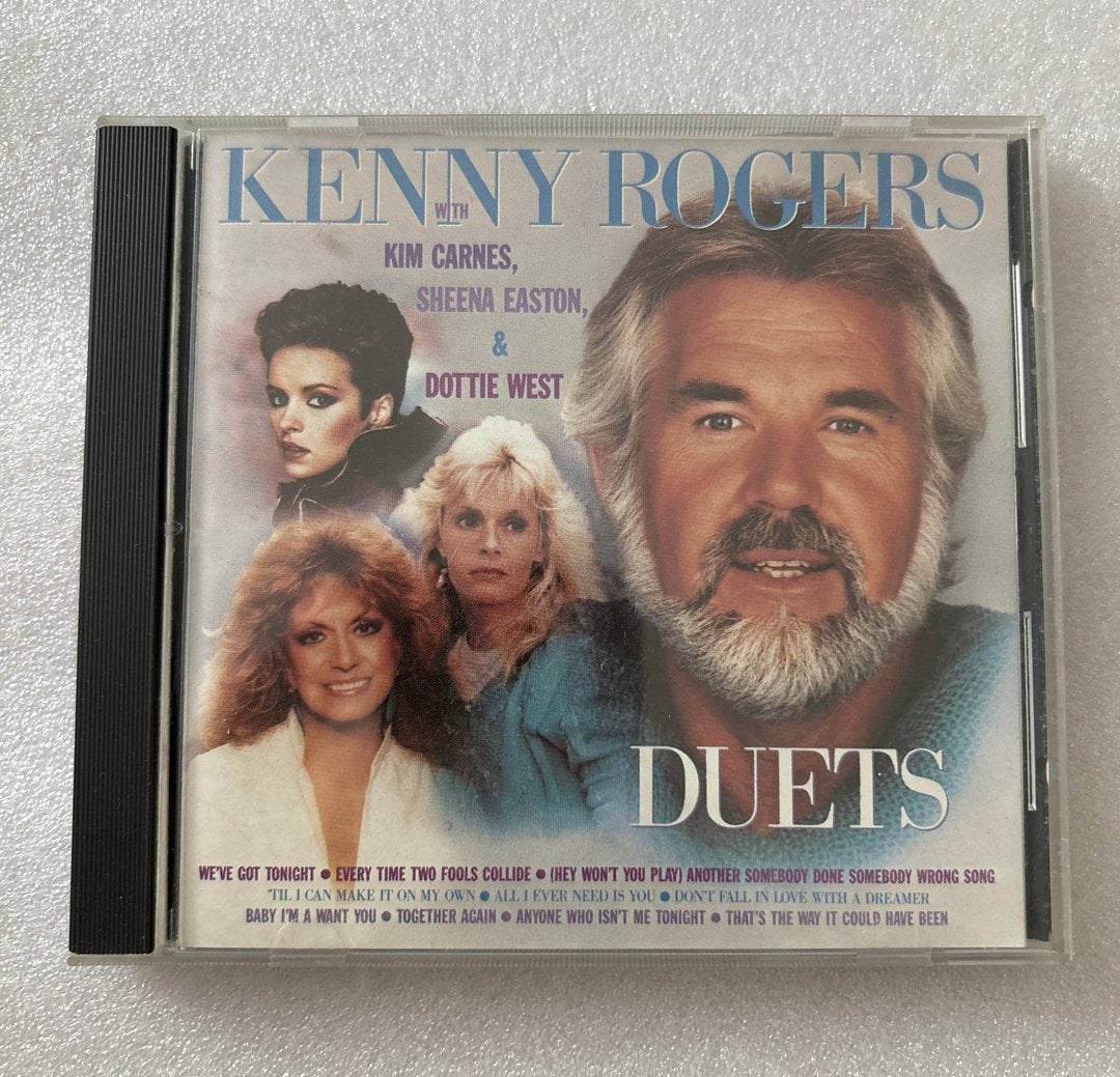 Kenny Rogers - Duets CD met Kim Carnes, Sheena Easton, Ophalen of Verzenden, Gebruikt, Album
