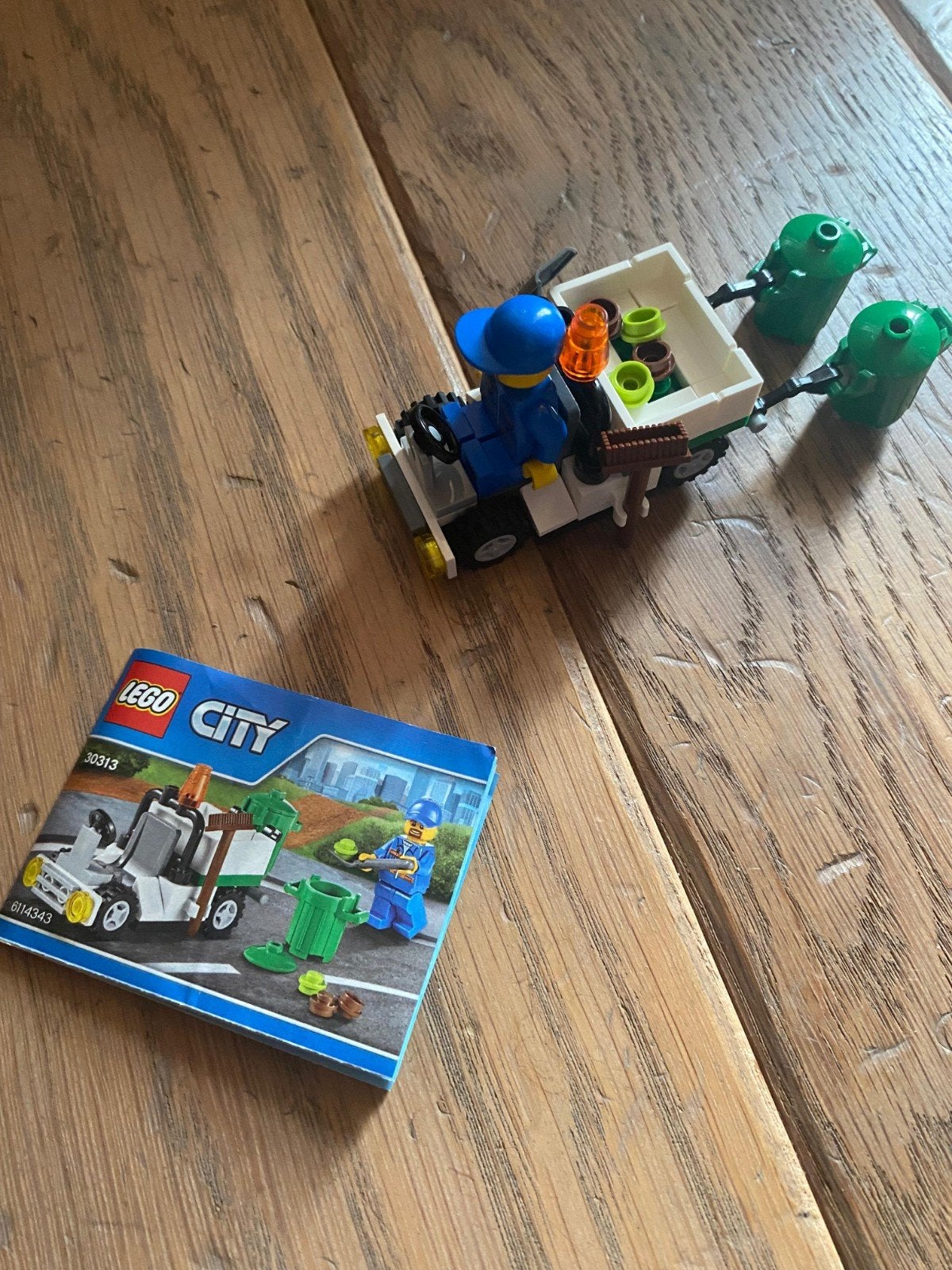 Lego city 30313 vuilniswagen, Kinderen en Baby's, Lego, Ophalen of Verzenden, Inclusief instructies, Complete set