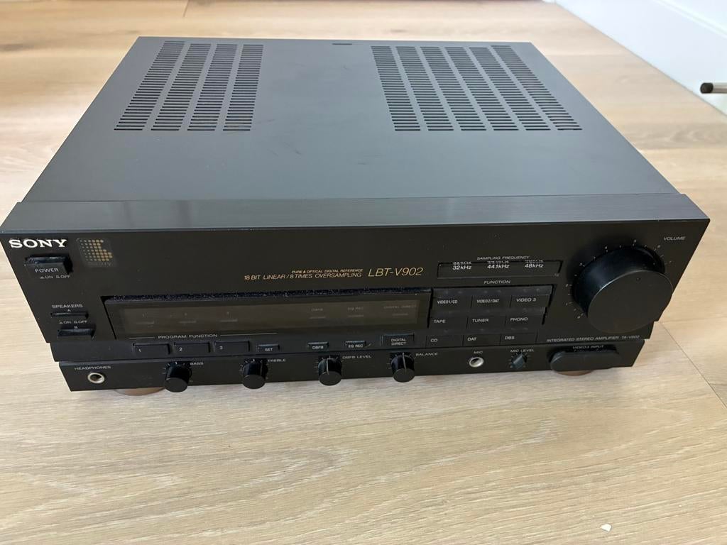 Sony ta-v902 versterker, Audio, Tv en Foto, Versterkers en Receivers, Ophalen, Gebruikt, 60 tot 120 watt, Sony