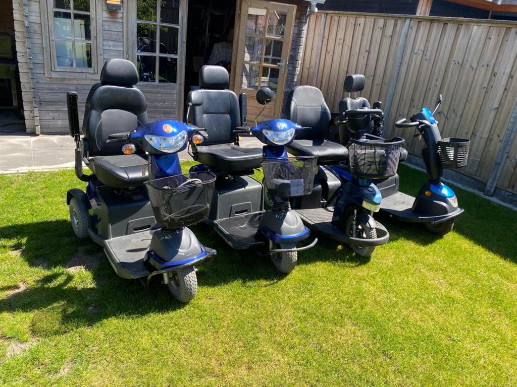 Goedwerkende Scootmobiel met goeie accu’s, Diversen, Ophalen of Verzenden, Gebruikt, 10 km/u of minder