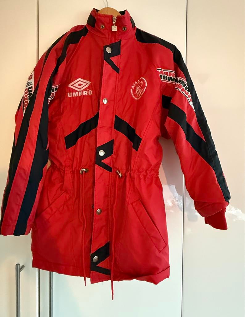 Umbro jas Ajax 1997, maat 164, Ophalen of Verzenden, Gebruikt, Jongen, Jas