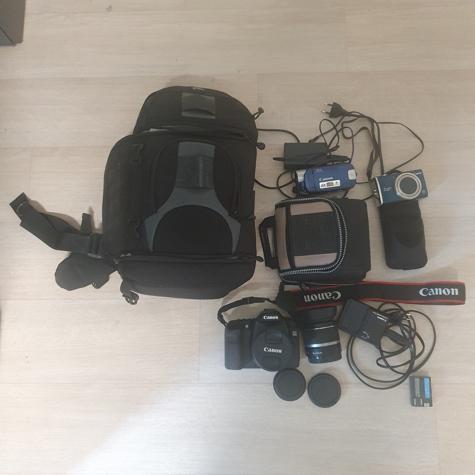 TE KOOP Canon EOS 50D met SX200 en FS306 en tassen  ., Ophalen, Canon, Geen optische zoom