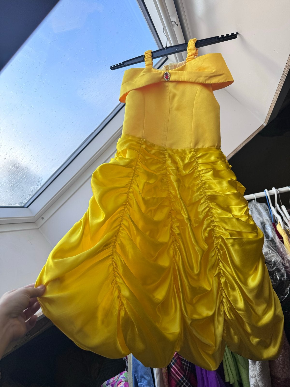 Prinsessenjurk Geel - Verkleedkleding130, Ophalen of Verzenden, Gebruikt, 134 t/m 140, Meisje