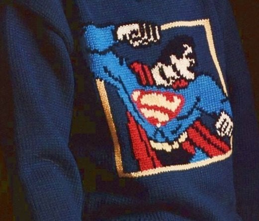 Superman trui breipatroon, Ophalen of Verzenden, Zo goed als nieuw, Breien, Patroon of Boek