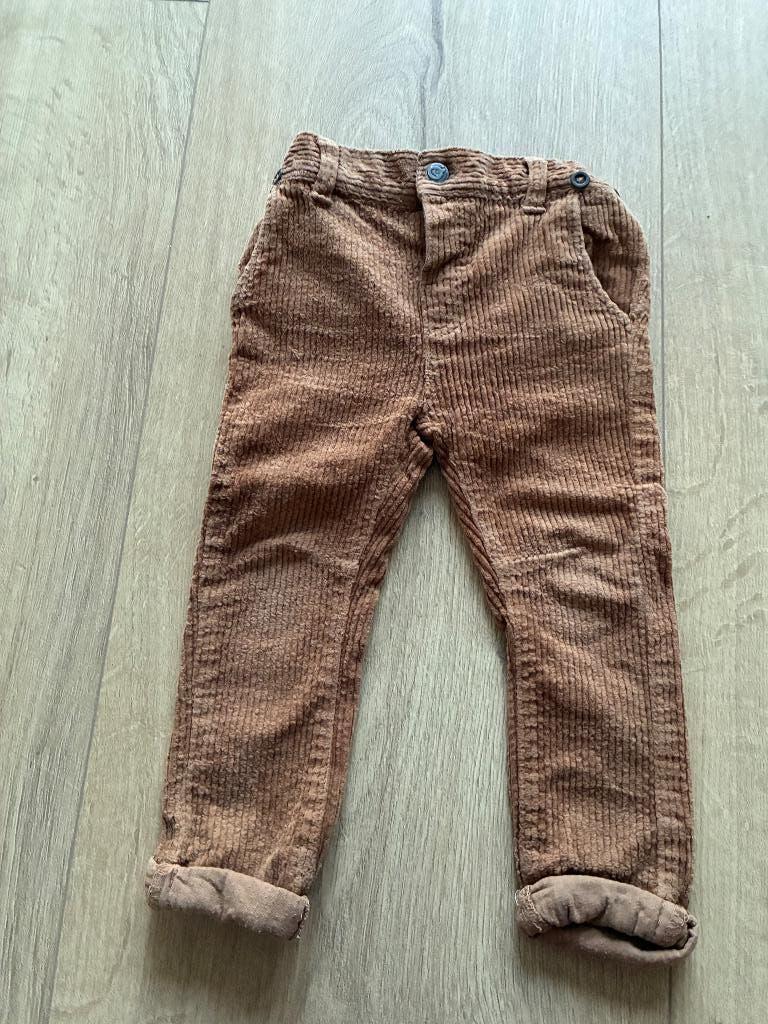 Flinq rib lange broek met bretels maat 86 en maat 92, Kinderen en Baby's, Kinderkleding | Maat 92, Ophalen, Zo goed als nieuw