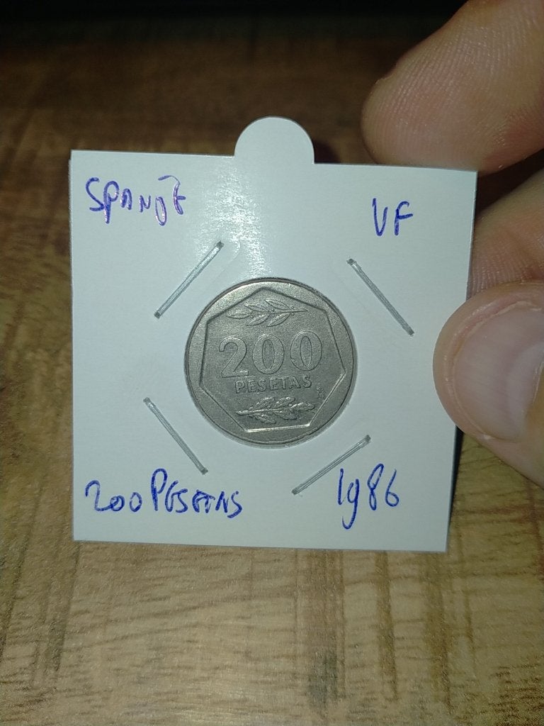 Spanje 200 Pesetas 1986 , VF, Verzenden, Overige landen, Losse munt